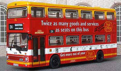 WMPTE Post Office advert MCW Metrobus.